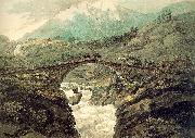 Pars, William Bridge near Mount Grimsel oil painting reproduction